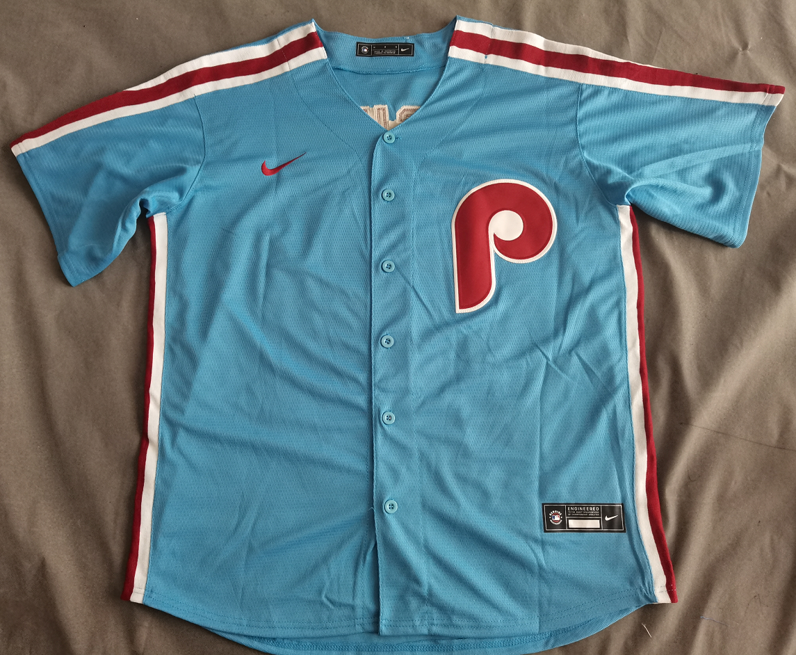Men's Philadelphia Phillies Jean Segura #2 Blue Baseball Jersey